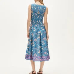 Lina midi dress in floral print