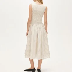 Lina midi dress in stripe