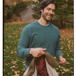 Long-sleeve textured sweater-tee