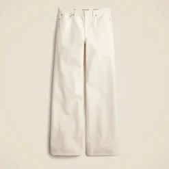 Lower-rise wide-leg jean