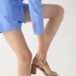 Lucie double-strap block-heel sandals