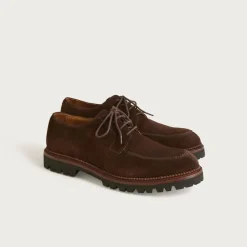 Ludlow lug-sole derbys in suede