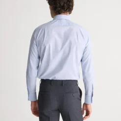 Ludlow Premium fine cotton dress shirt with button-down collar