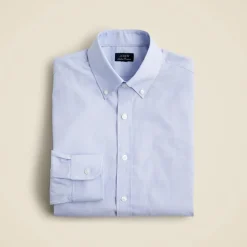 Ludlow Premium fine cotton dress shirt with button-down collar