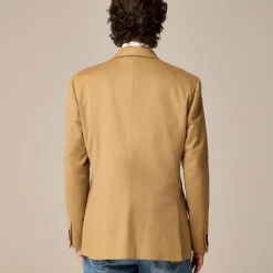 Ludlow Slim-fit double-breasted blazer in Italian wool doeskin