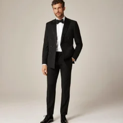 Ludlow Slim-fit double-breasted tuxedo jacket in Italian wool