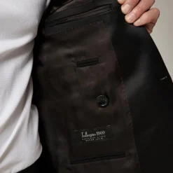 Ludlow Slim-fit double-breasted tuxedo jacket in Italian wool