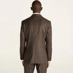 Ludlow Slim-fit double-breasted suit jacket in Italian wool