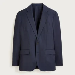 Ludlow Slim-fit suit jacket in English cotton-wool blend