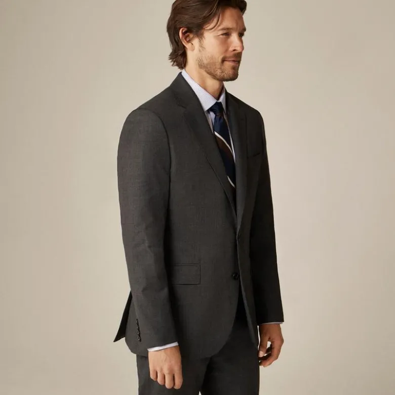 Ludlow Slim-fit suit jacket in Italian worsted wool
