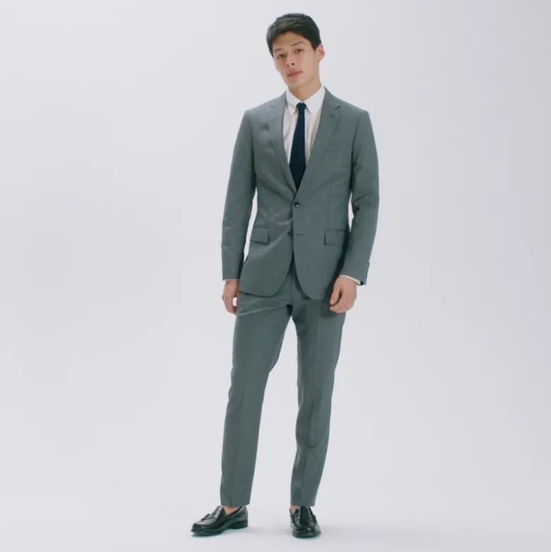 Ludlow Slim-fit suit jacket in Italian chino