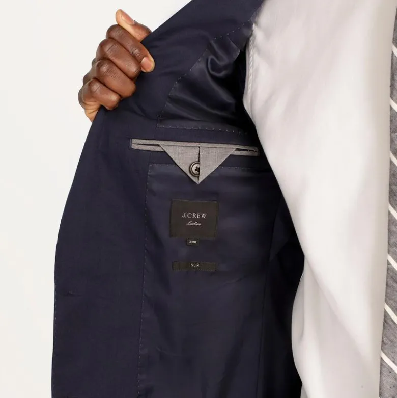 Ludlow Slim-fit suit jacket in Italian chino