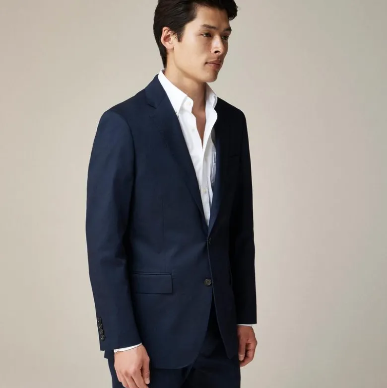 Ludlow Slim-fit suit jacket in Italian chino