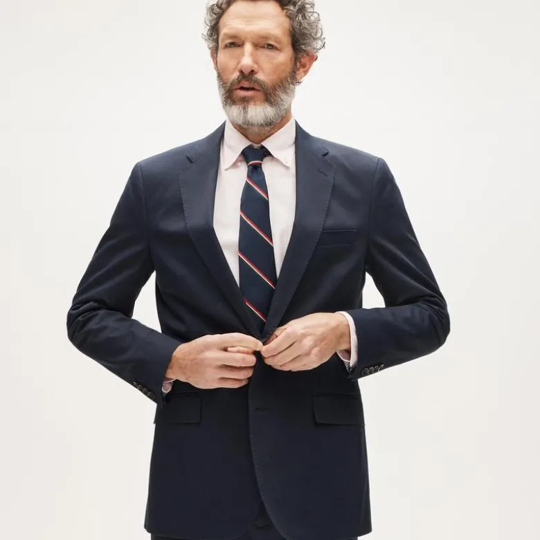 Ludlow Slim-fit suit jacket in Japanese cotton chino