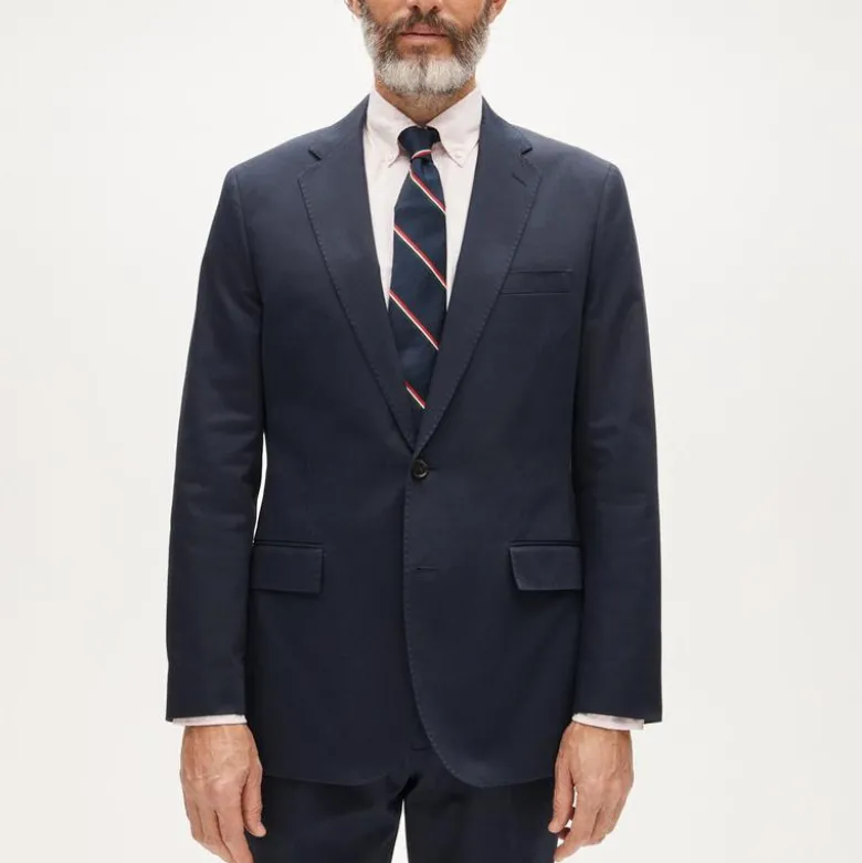 Ludlow Slim-fit suit jacket in Japanese cotton chino