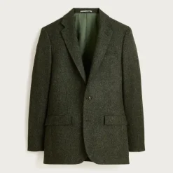Ludlow Slim-fit suit jacket in English donegal wool tweed