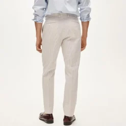 Ludlow Slim-fit suit pant in cotton seersucker