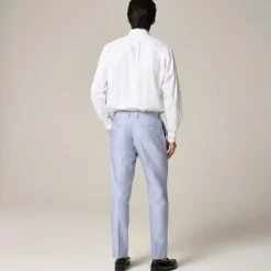 Ludlow Slim-fit suit pant in Portuguese cotton oxford