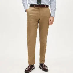 Ludlow Slim-fit suit pant in Japanese cotton chino