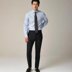 Ludlow Slim-fit suit pant in English cotton-wool blend