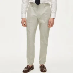 Ludlow Slim-fit suit pant in Portuguese cotton oxford