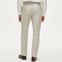 Ludlow Slim-fit suit pant in Portuguese cotton oxford