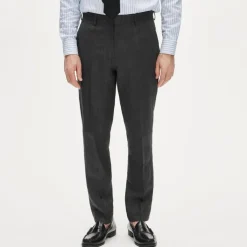 Ludlow Slim-fit suit pant in English wool-linen blend