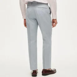 Ludlow Slim-fit suit pant in Baird McNutt Irish cotton-linen blend