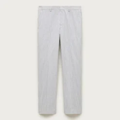 Ludlow Slim-fit suit pant in cotton seersucker