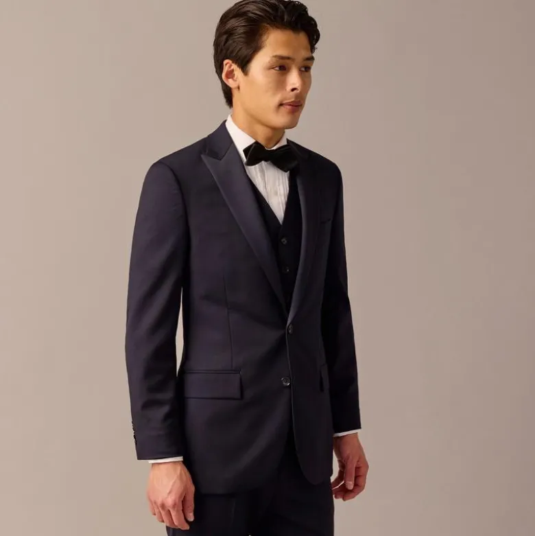 Ludlow Slim-fit tuxedo jacket in Italian wool