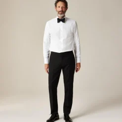 Ludlow Slim-fit tuxedo pant in Italian wool