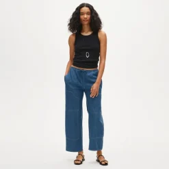Luna pant in chambray