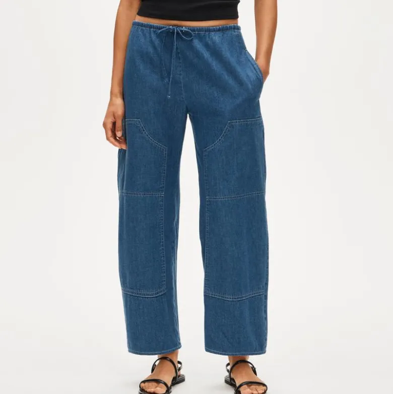 Luna pant in chambray