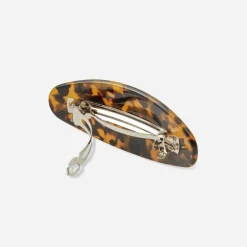MACHETE jumbo oval clip in classic tortoise