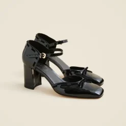 Maisie bow heels in patent leather