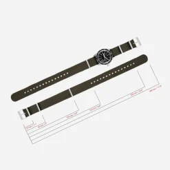 Marathon Watch Company™ 18mm Nylon Defense Standard Watch Strap