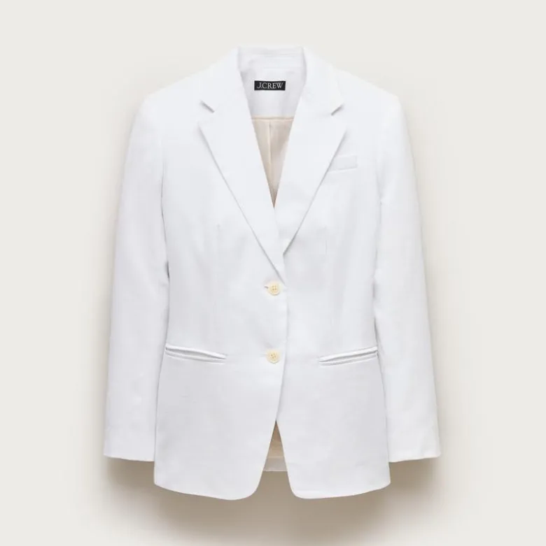 Margeaux blazer in stretch linen blend