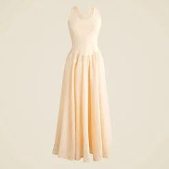 Maryam Nassir Zadeh X J.Crew cross-back midi dress in stretch cotton blend