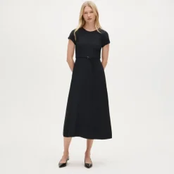 Mathilde dress in luster canvas