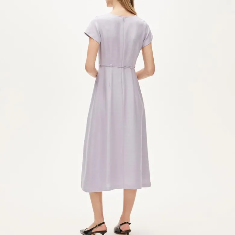 Mathilde dress in luster canvas