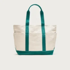 Medium seaport tote bag in washed canvas
