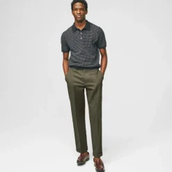 Mercer Classic-fit trouser in Italian stretch twill