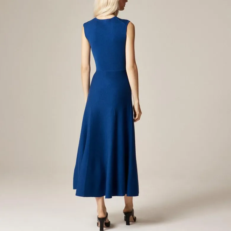 Merino wool midi dress