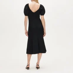 Midi dress in bouclé