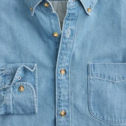 Midweight denim shirt