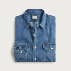 Midweight denim workshirt