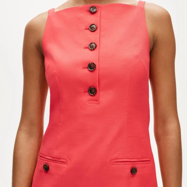 Mini sheath dress in Gramercy linen blend