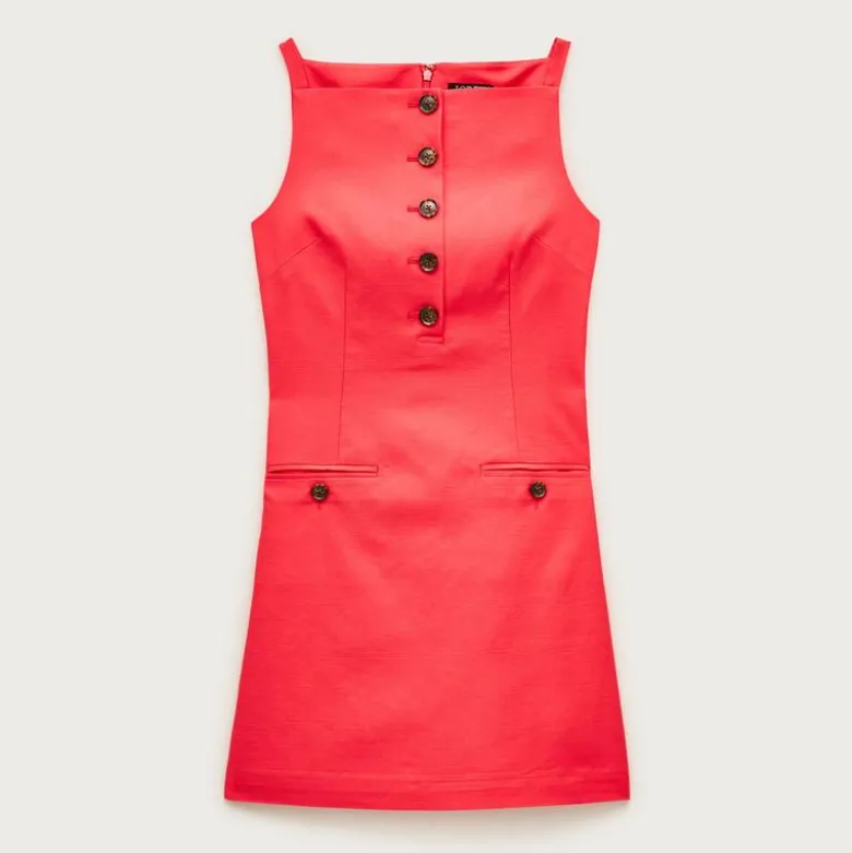 Mini sheath dress in Gramercy linen blend