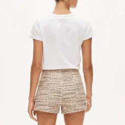 Mini short in tweed