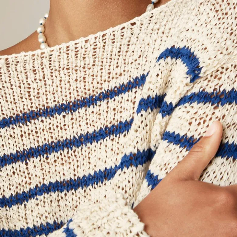 Montauk pullover sweater in stripe